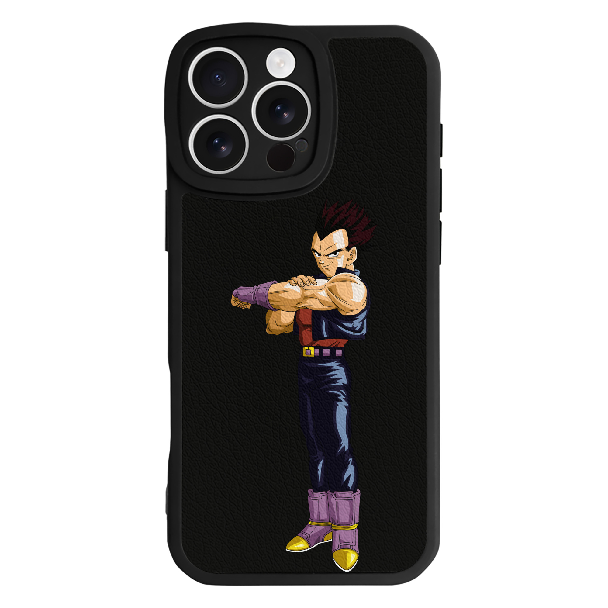 （画像用） ドラゴンボール ベジータ四世（Bejīta Yonsei）DRAGON BALL Vegeta IV 【iPhone 16シリーズ対応】シリコンスマホケース（レザー調） 材質：シリコン